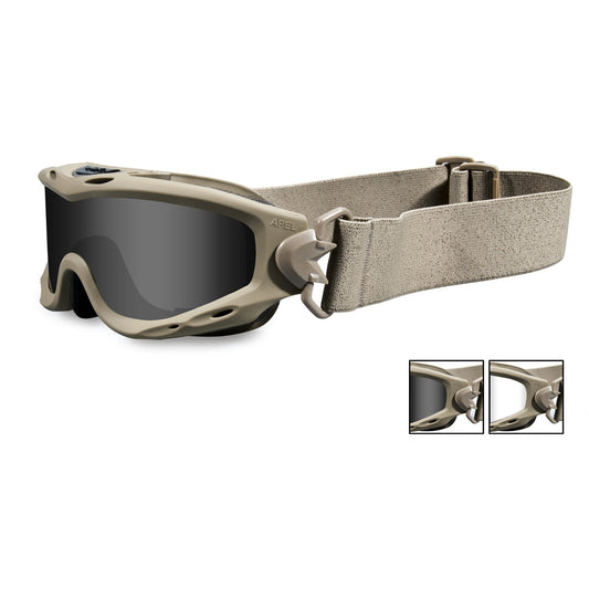 Grey, Clear & Rust Goggles - Wiley X - Fog-Free Vision