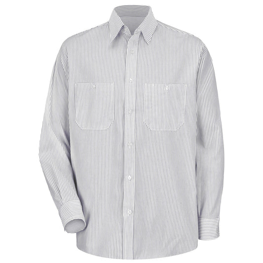 White Stripe Shirt - Red Kap - Comfortable Fit