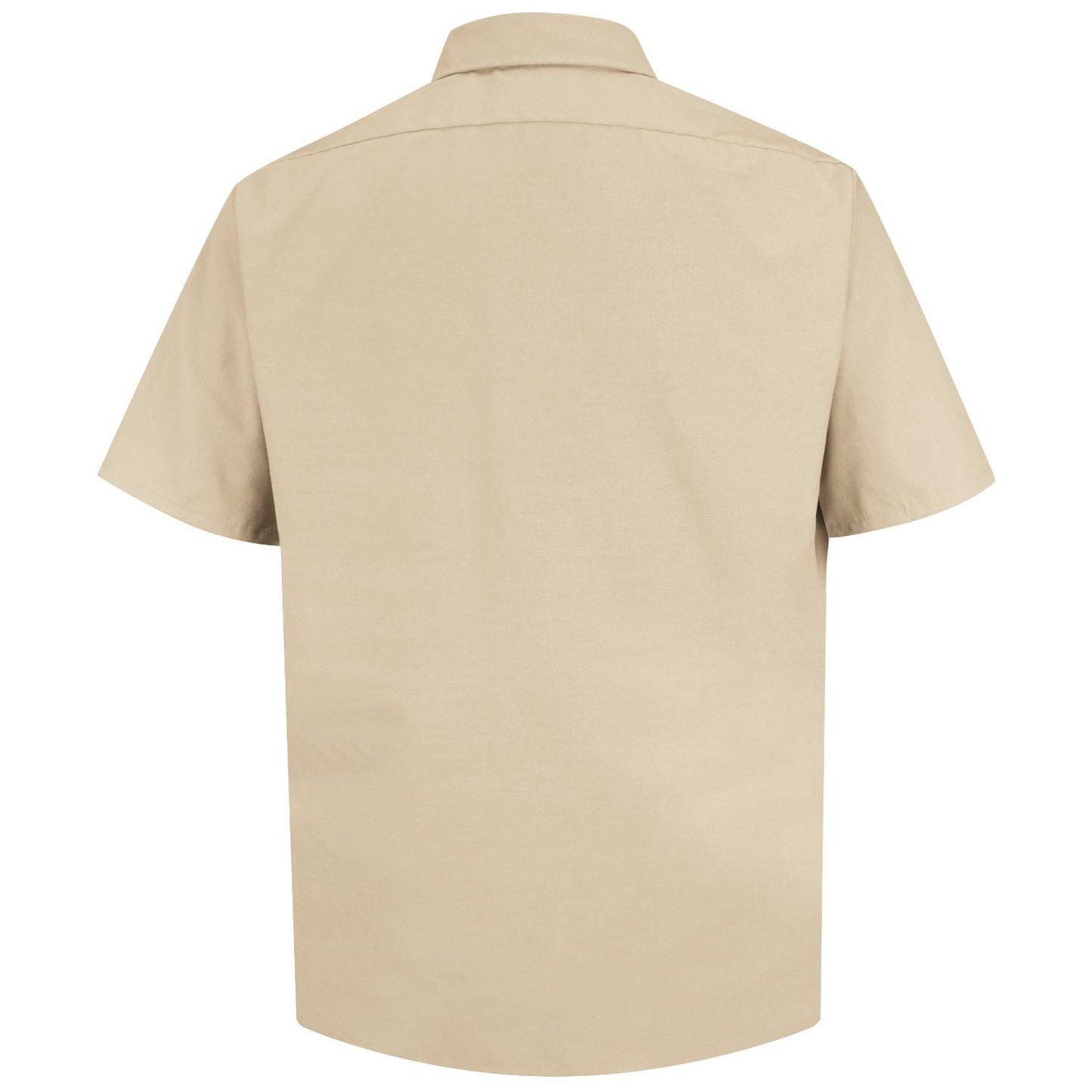 Light Tan Button Up Shirt - Red Kap - Durable Poplin