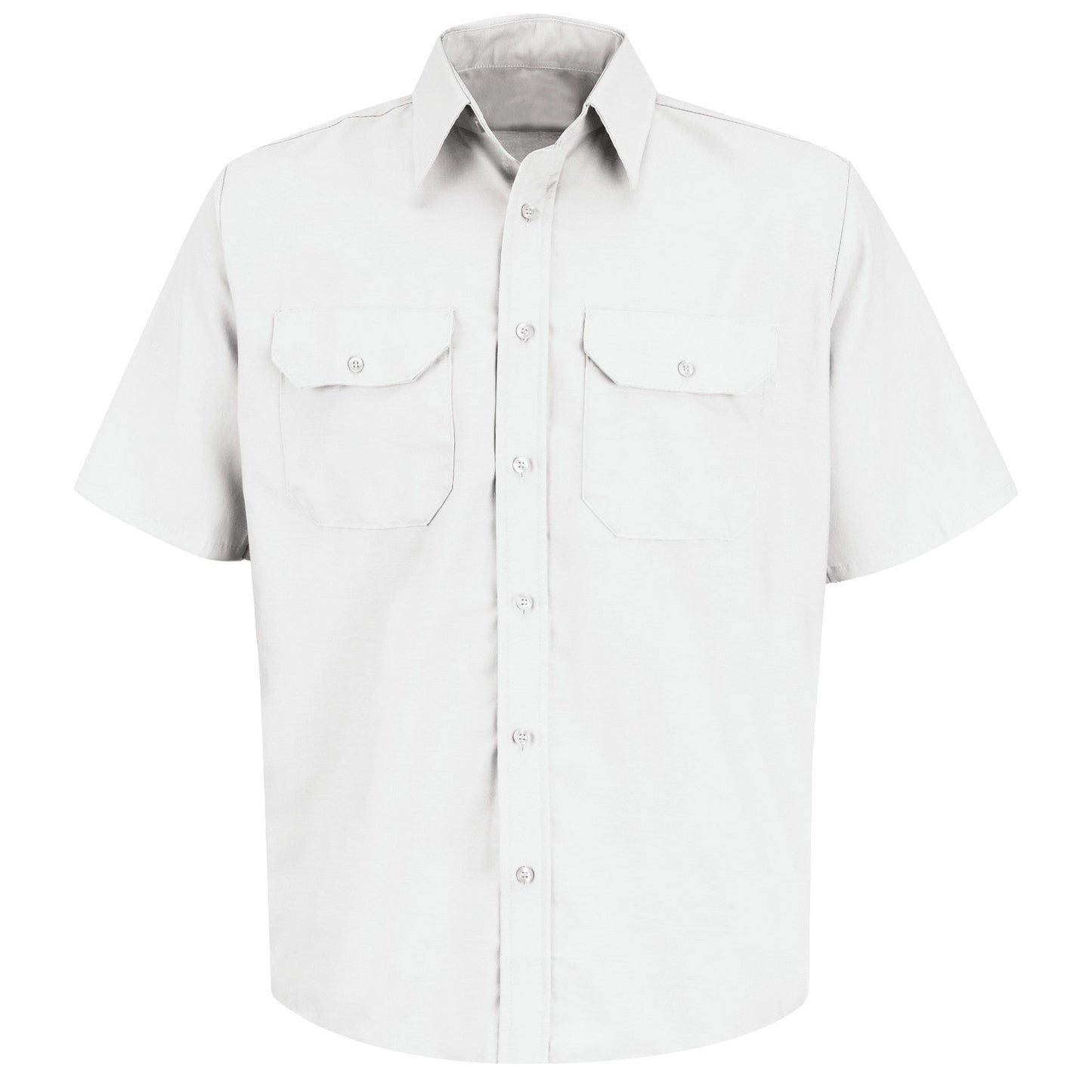 Light Tan Button Up Shirt - Red Kap - Durable Poplin