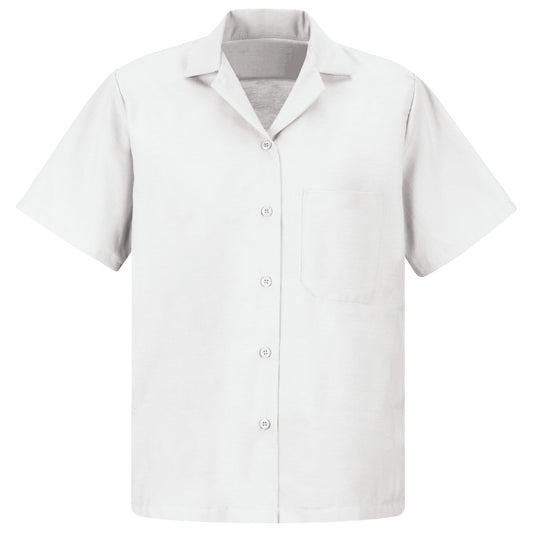 White Button Up Shirt - Red Kap - Moisture-Wicking