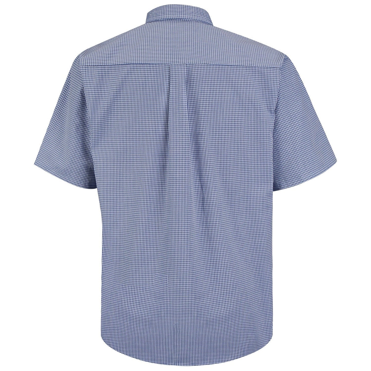 Grey/Blue Plaid Shirt - Red Kap - Mini Uniform Short Sleeve