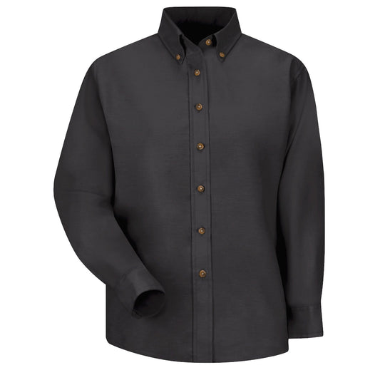 Black Poplin Shirt - Red Kap - Touchtex Comfort
