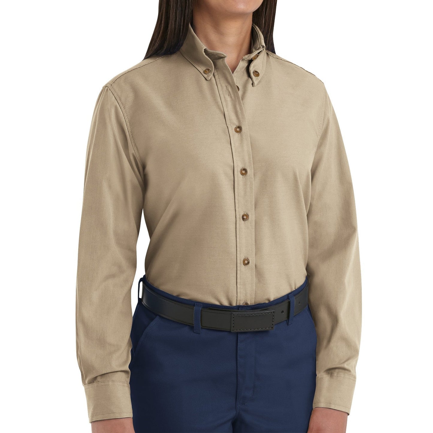 Black Poplin Shirt - Red Kap - Touchtex Comfort