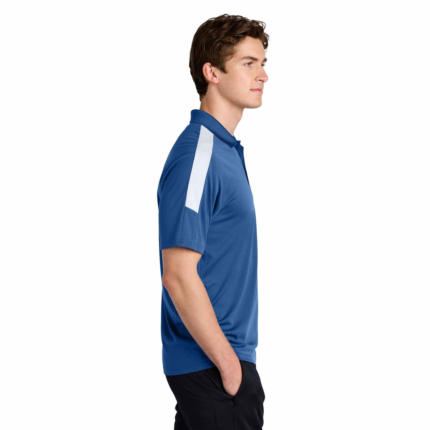 Black/Gold Polo Shirts - Sport-Tek - Stylish Moisture-Wicking