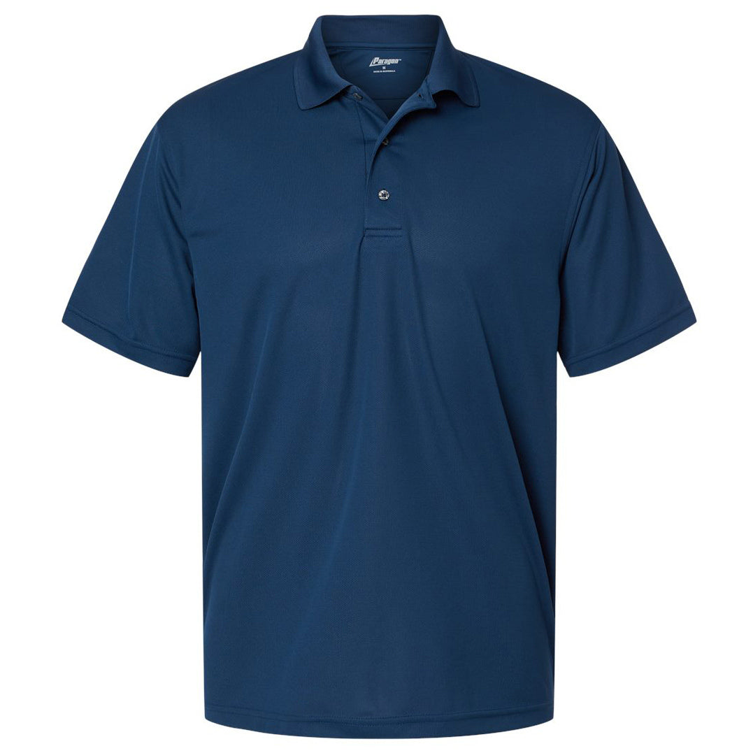 Black Performance Polo Shirt - Paragon - Mini Mesh