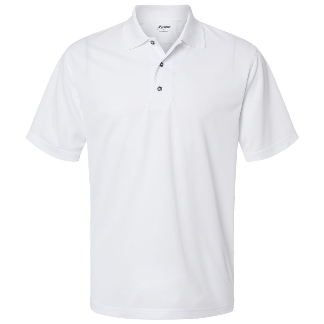 Black Performance Polo Shirt - Paragon - Mini Mesh
