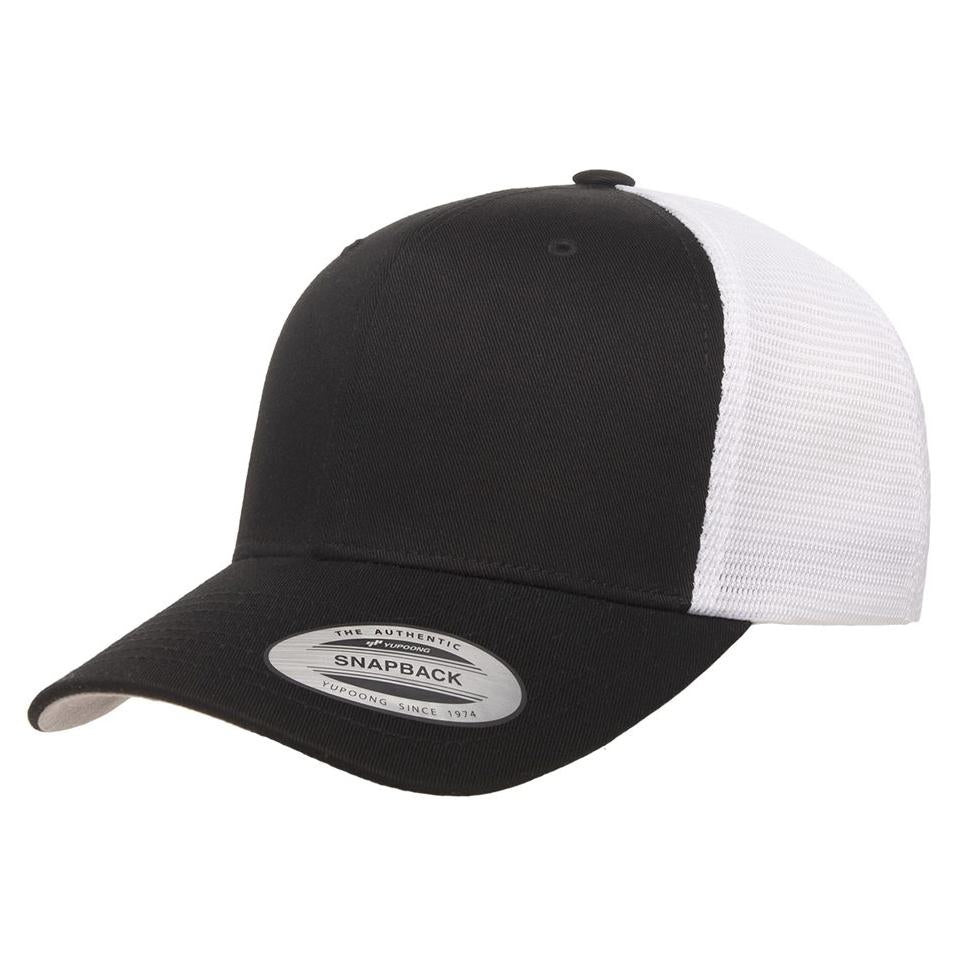 White Ball Caps - FlexFit - Stylish Mesh-Back
