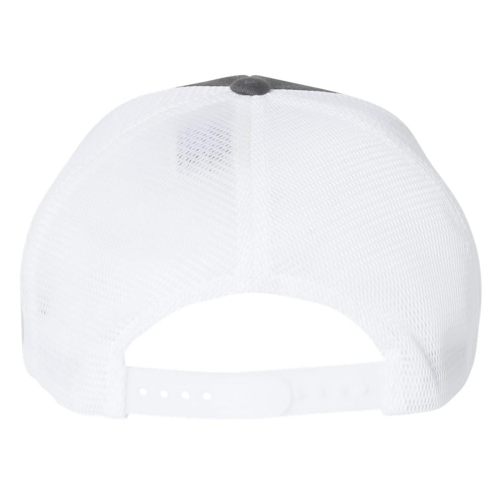 White Ball Caps - FlexFit - Stylish Mesh-Back
