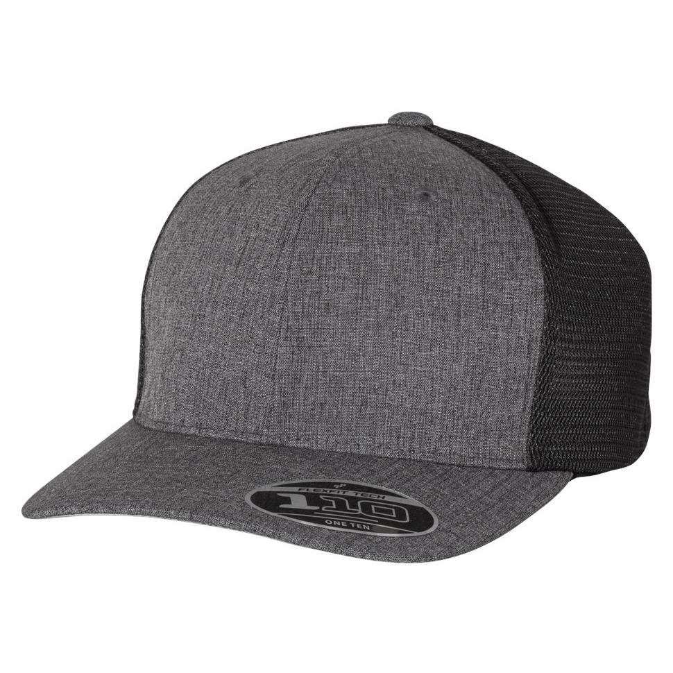 White Ball Caps - FlexFit - Stylish Mesh-Back