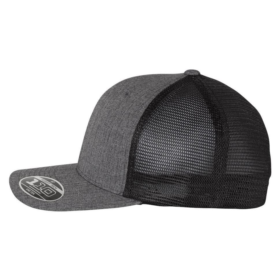 White Ball Caps - FlexFit - Stylish Mesh-Back