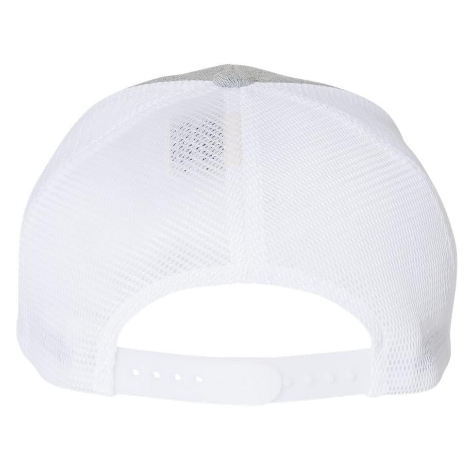 White Ball Caps - FlexFit - Stylish Mesh-Back