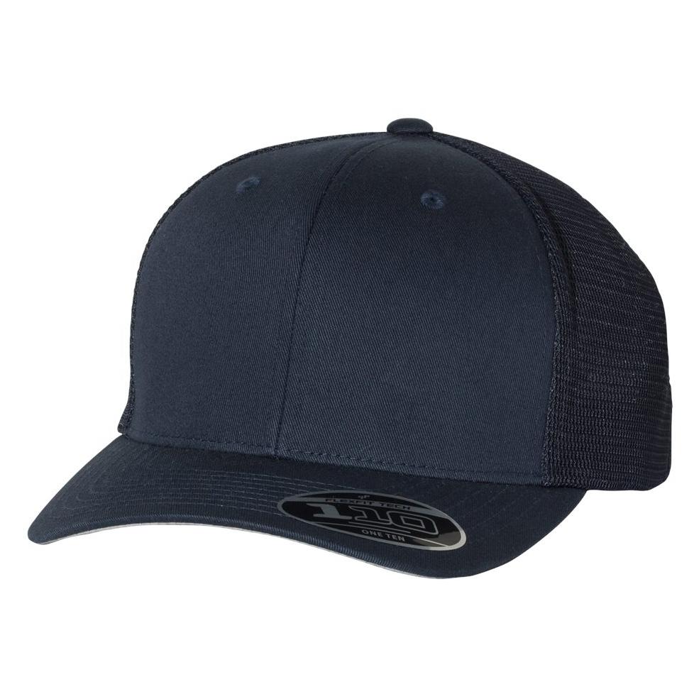 White Ball Caps - FlexFit - Stylish Mesh-Back