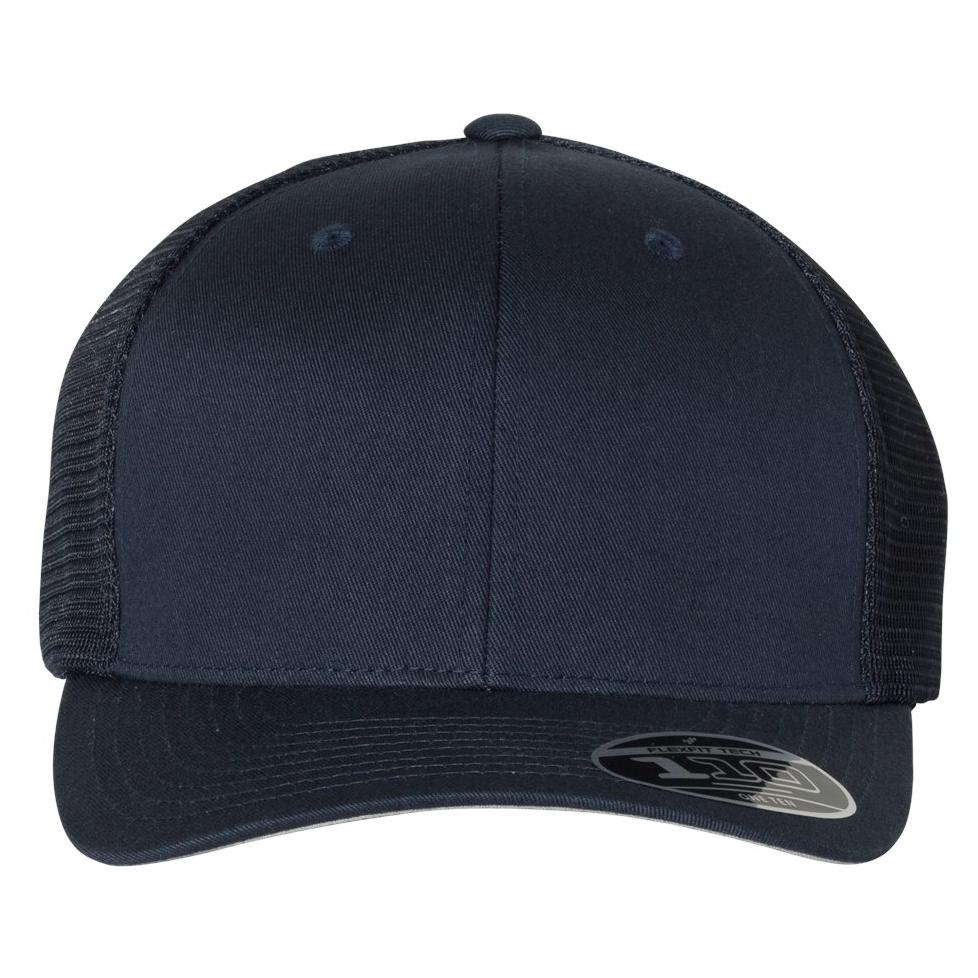White Ball Caps - FlexFit - Stylish Mesh-Back