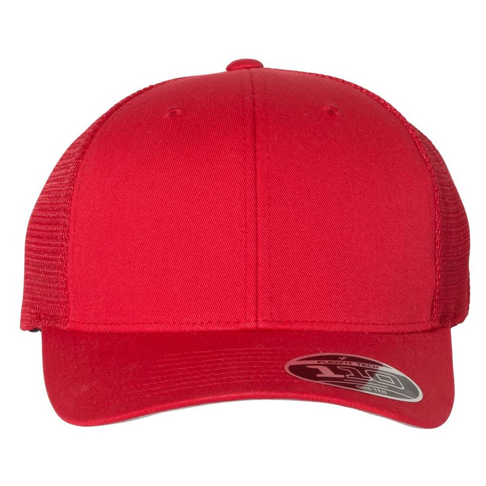 White Ball Caps - FlexFit - Stylish Mesh-Back