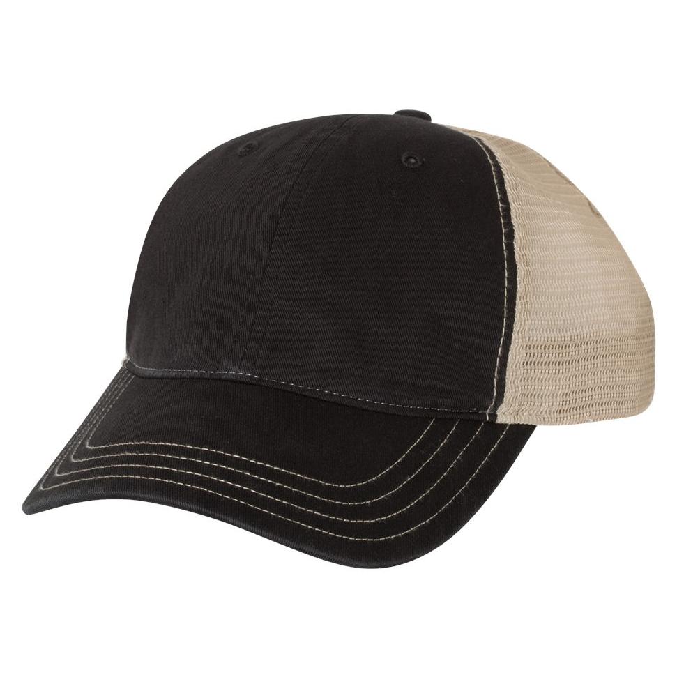 Black/White Ball Caps - Richardson - Garment-Washed Style