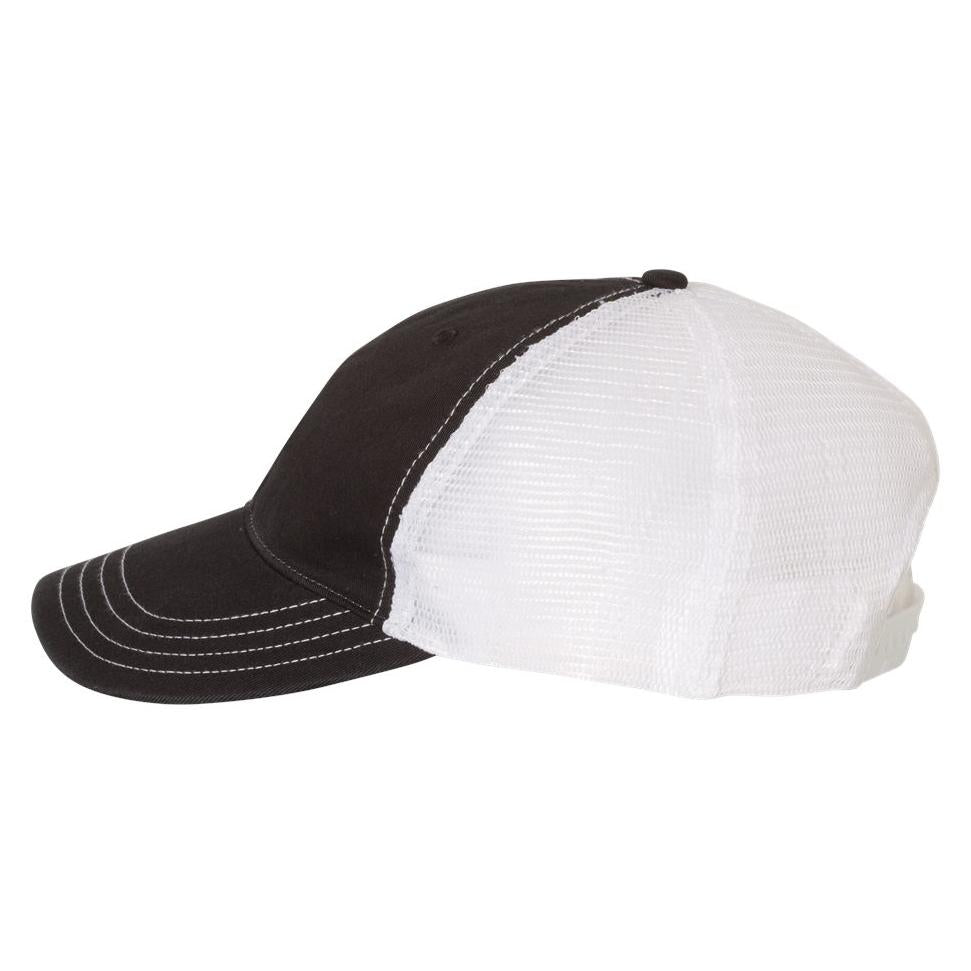 Black/White Ball Caps - Richardson - Garment-Washed Style