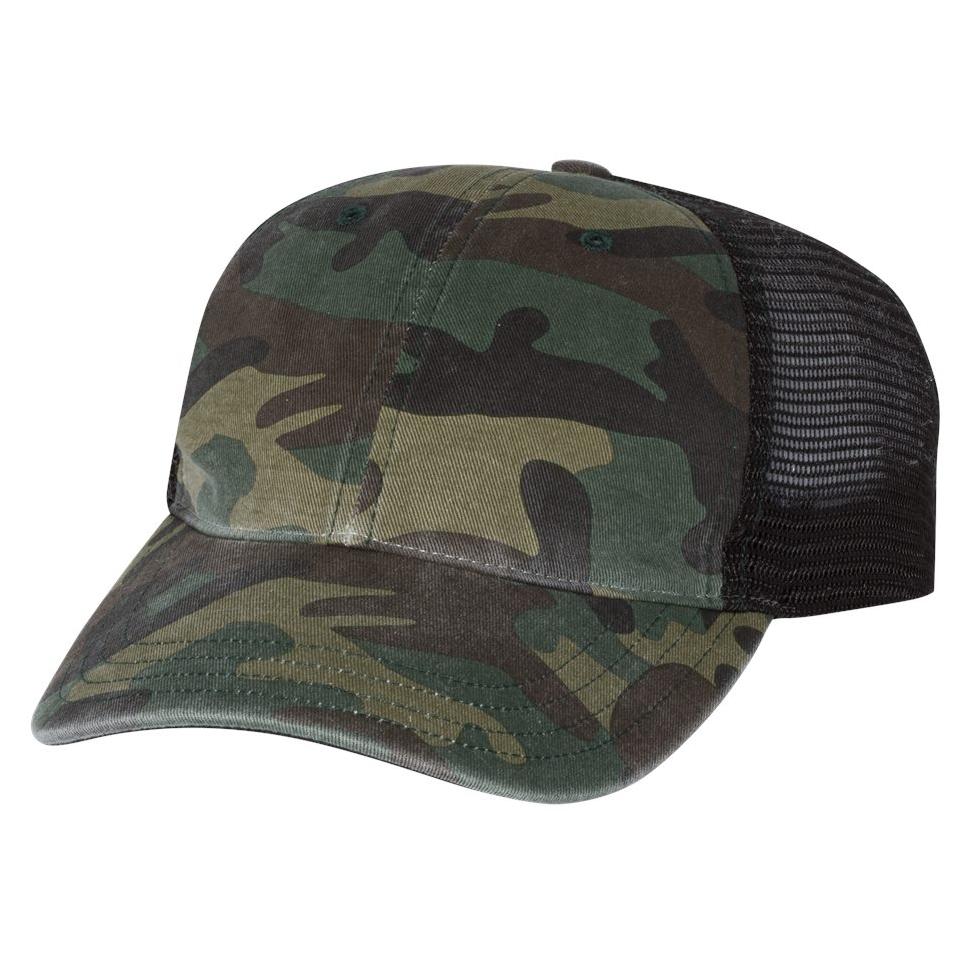Army Camo Ball Cap - Richardson - Polyester Mesh