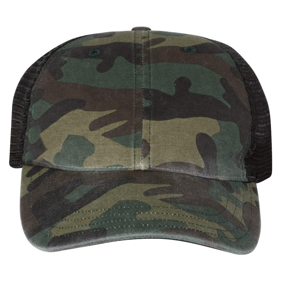 Army Camo Ball Cap - Richardson - Polyester Mesh