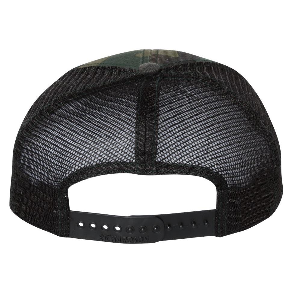 Army Camo Ball Cap - Richardson - Polyester Mesh