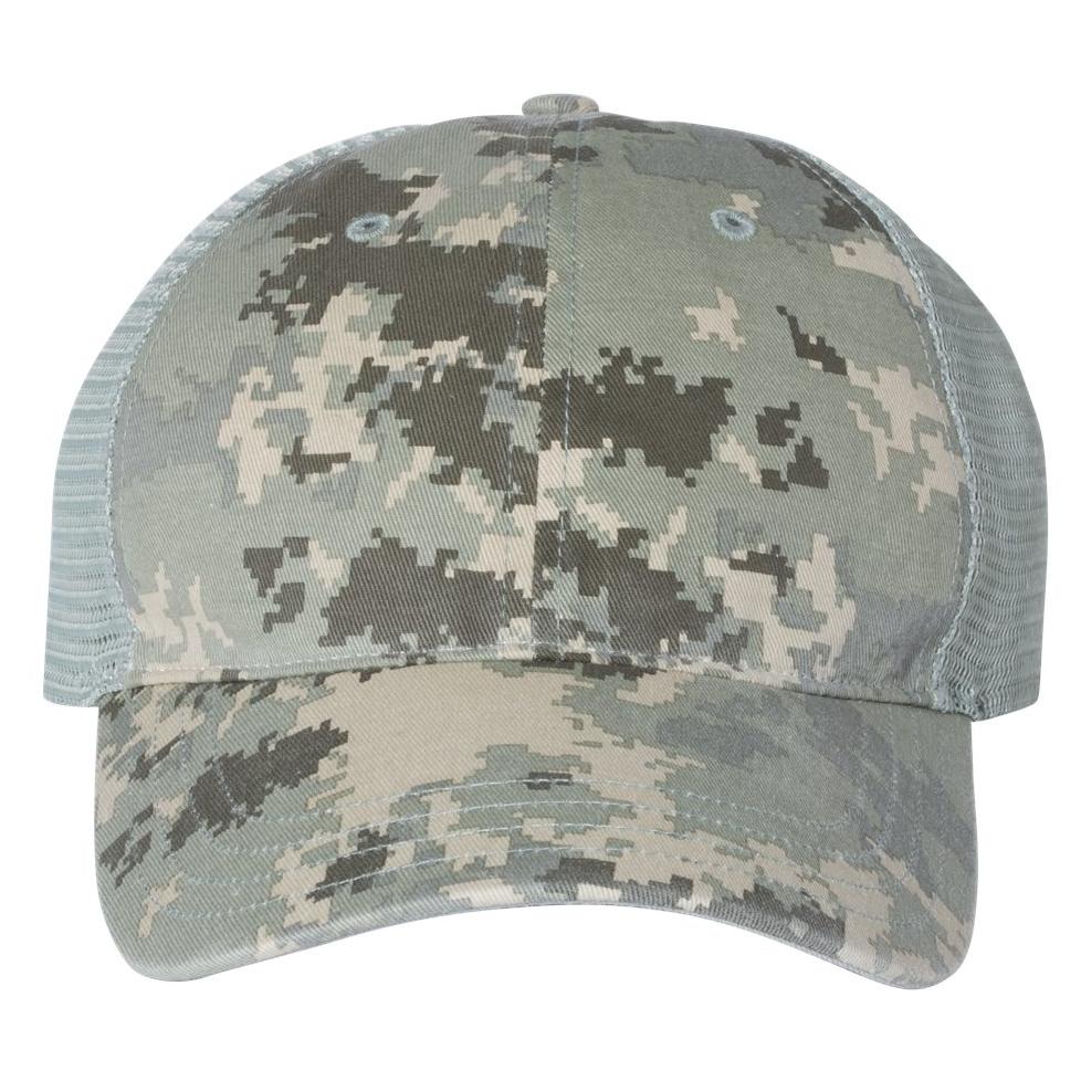 Army Camo Ball Cap - Richardson - Polyester Mesh