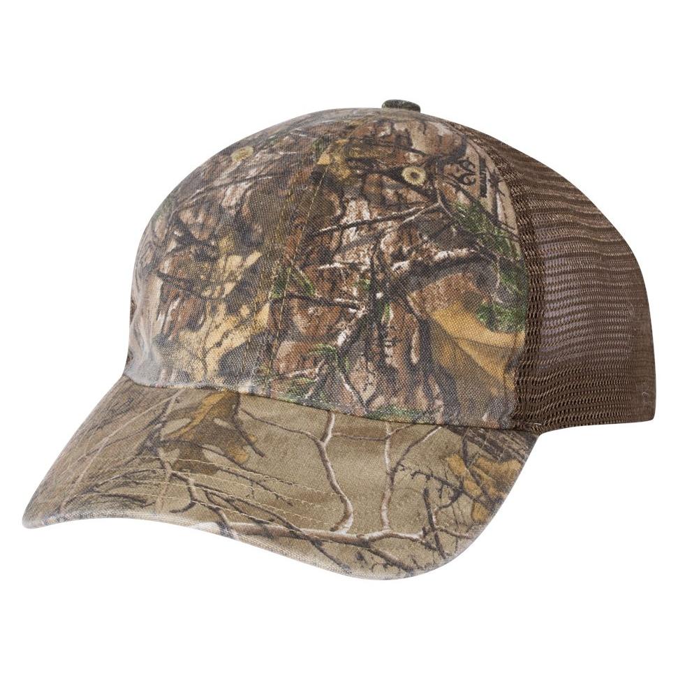 Army Camo Ball Cap - Richardson - Polyester Mesh