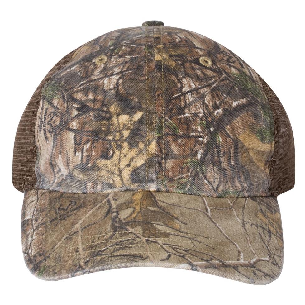 Army Camo Ball Cap - Richardson - Polyester Mesh