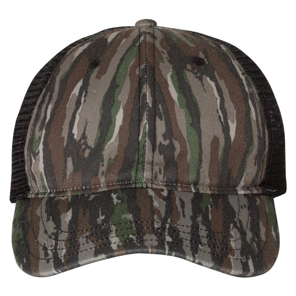 Army Camo Ball Cap - Richardson - Polyester Mesh