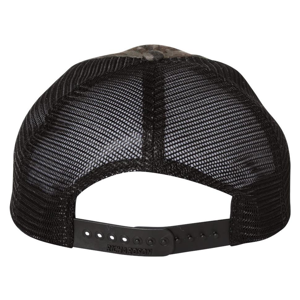 Army Camo Ball Cap - Richardson - Polyester Mesh