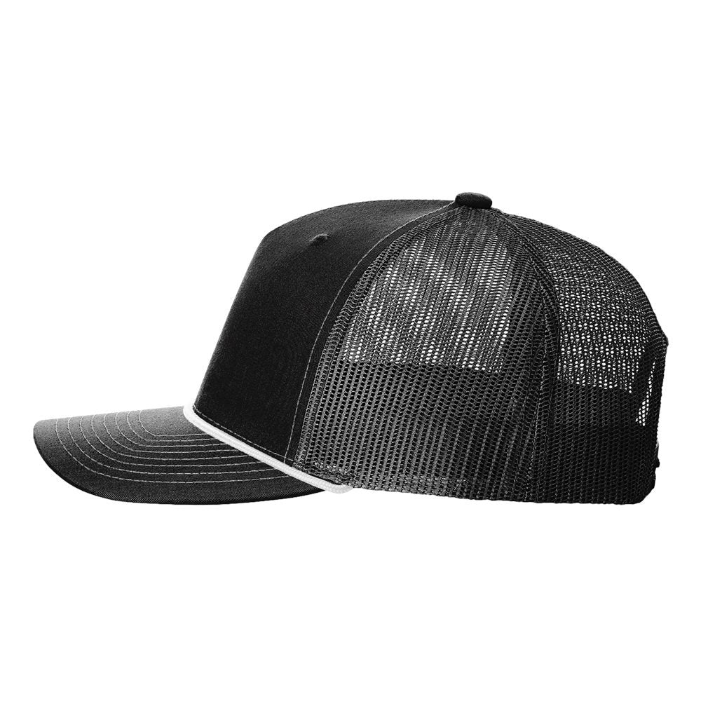 Black/White Ball Caps - Richardson - Trucker Style
