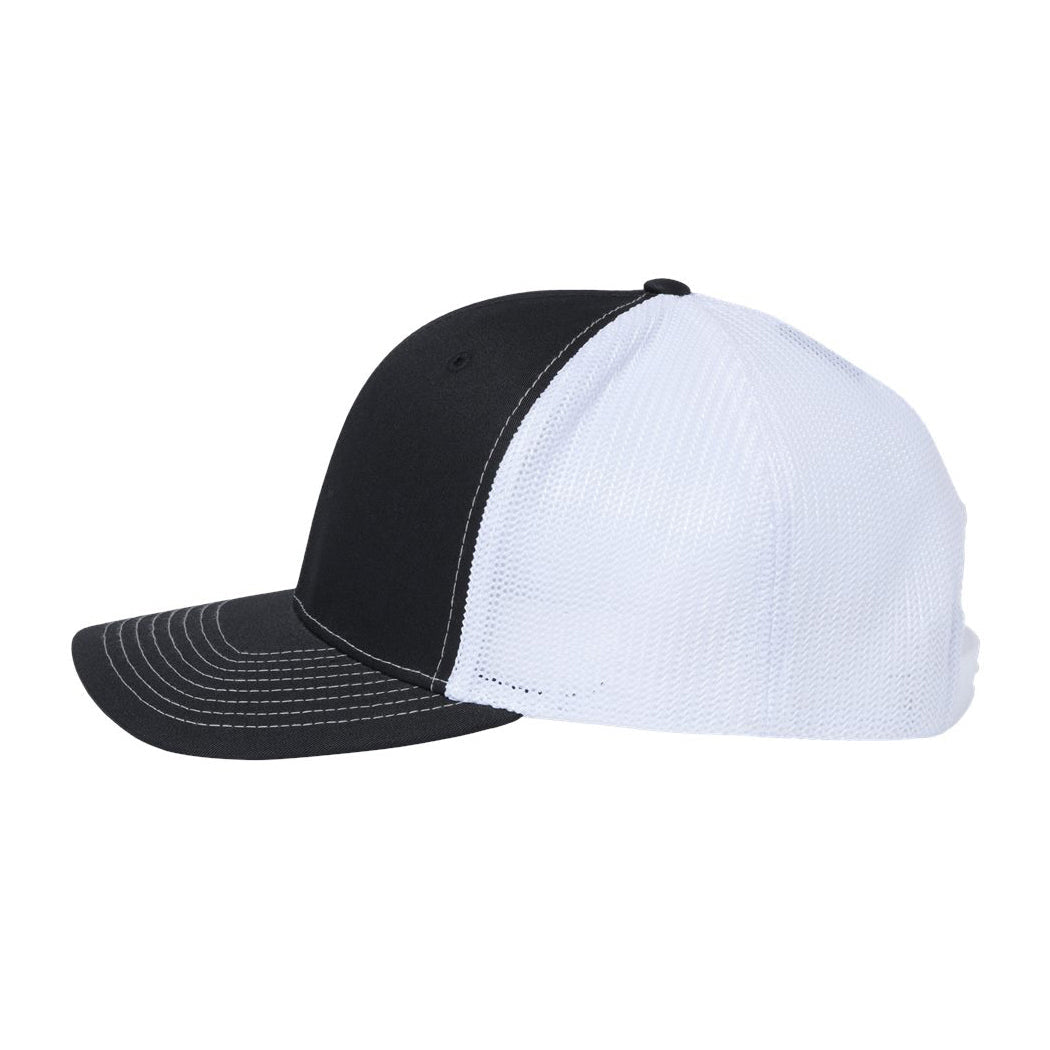 Black/White Ball Cap - Richardson - Adjustable Style