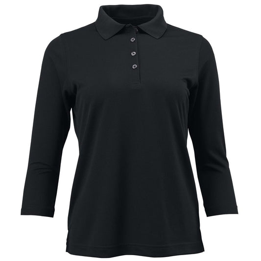 Black Polo Shirt - Paragon - Moisture Wicking