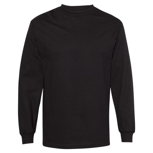 Black T-Shirts - ALSTYLE - Classic Long Sleeve Cotton