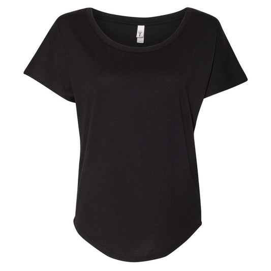 Black T-Shirts - Next Level - Flowy Dolman Style