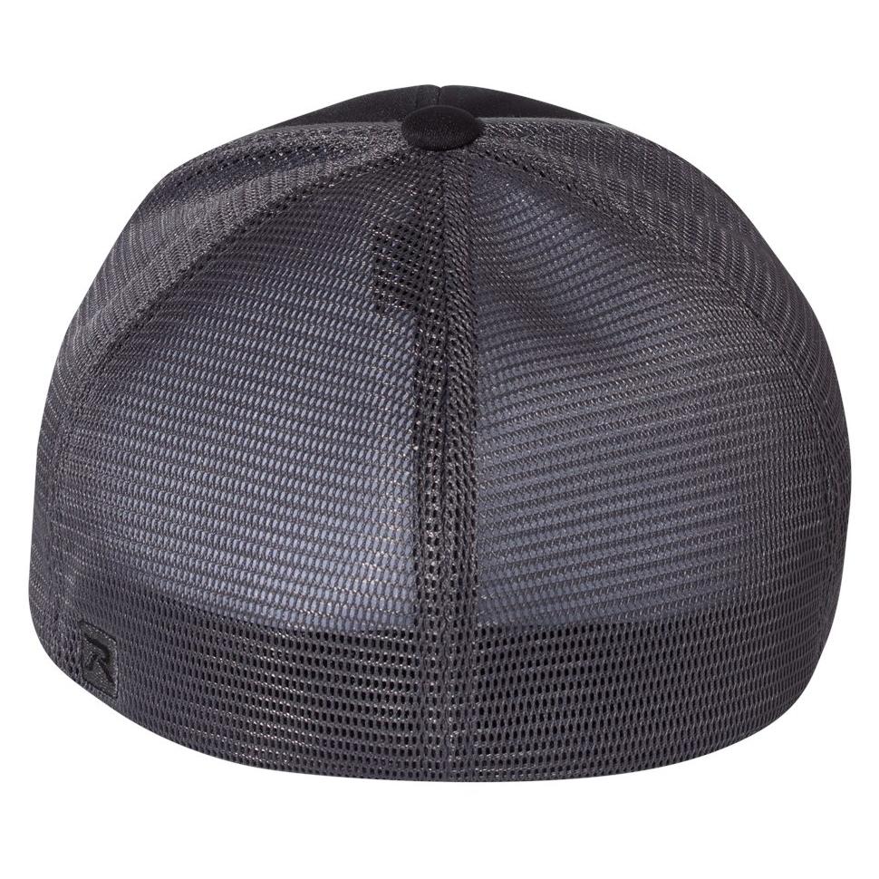 Black/Charcoal Split Ball Cap - Richardson - Sportmesh Design