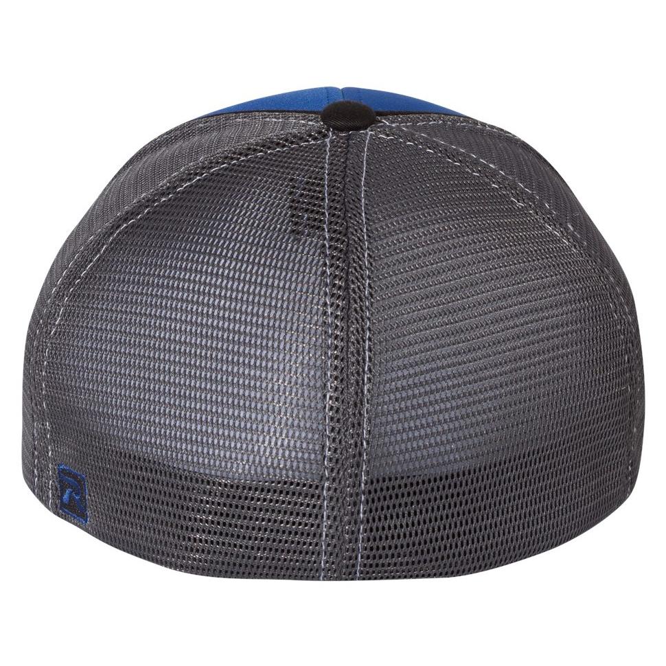 Black/Charcoal Split Ball Cap - Richardson - Sportmesh Design
