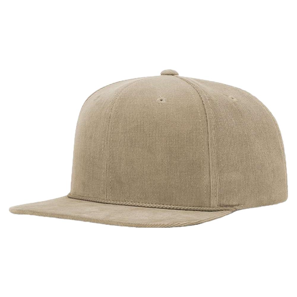 Black Corduroy Cap - Richardson - Adjustable Snapback
