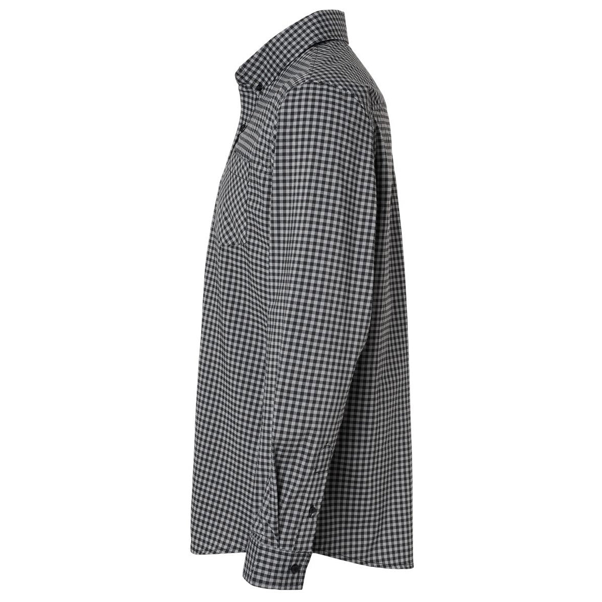 Grey/Black Button Up Shirts - Burnside - Stretch Fabric