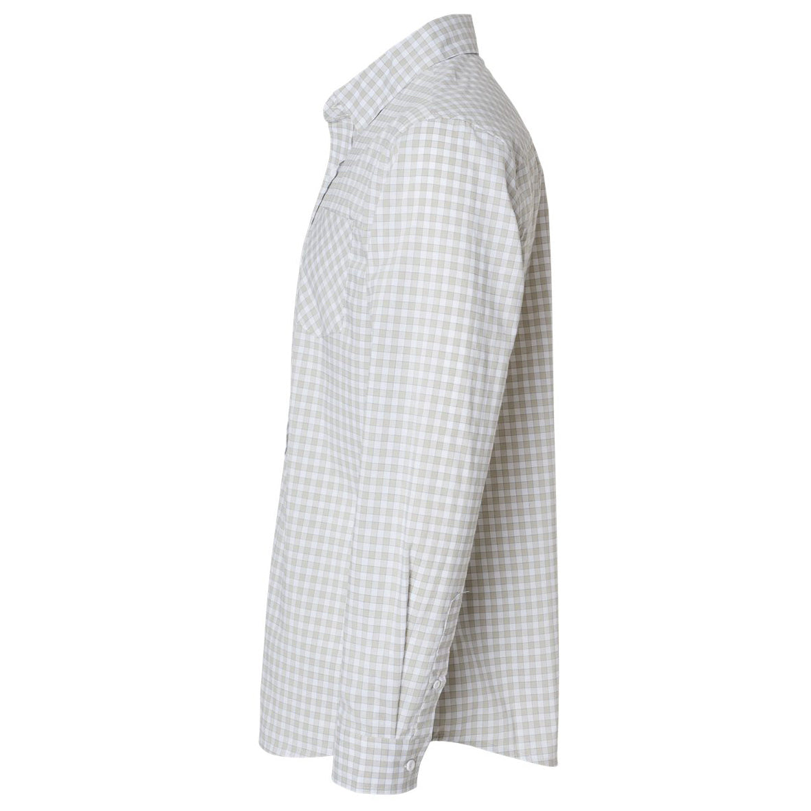 Grey/Black Button Up Shirts - Burnside - Stretch Fabric