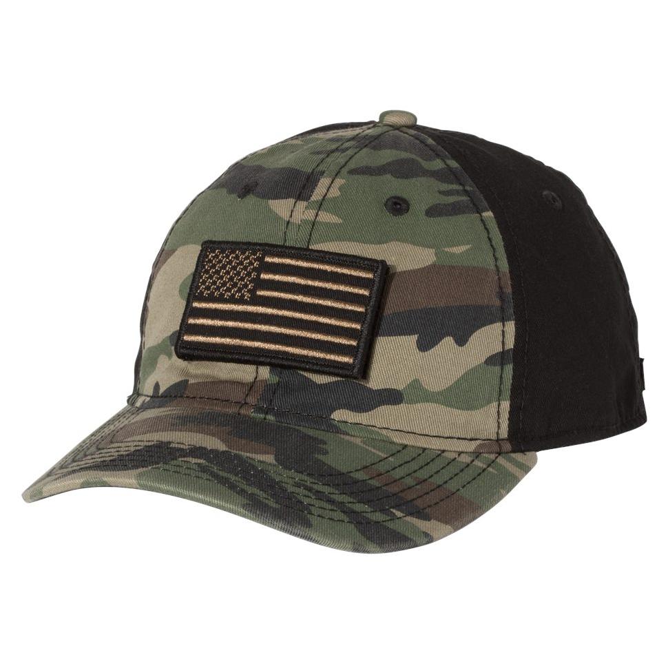 Green Camo Ball Cap - DRI DUCK - Customizable Design