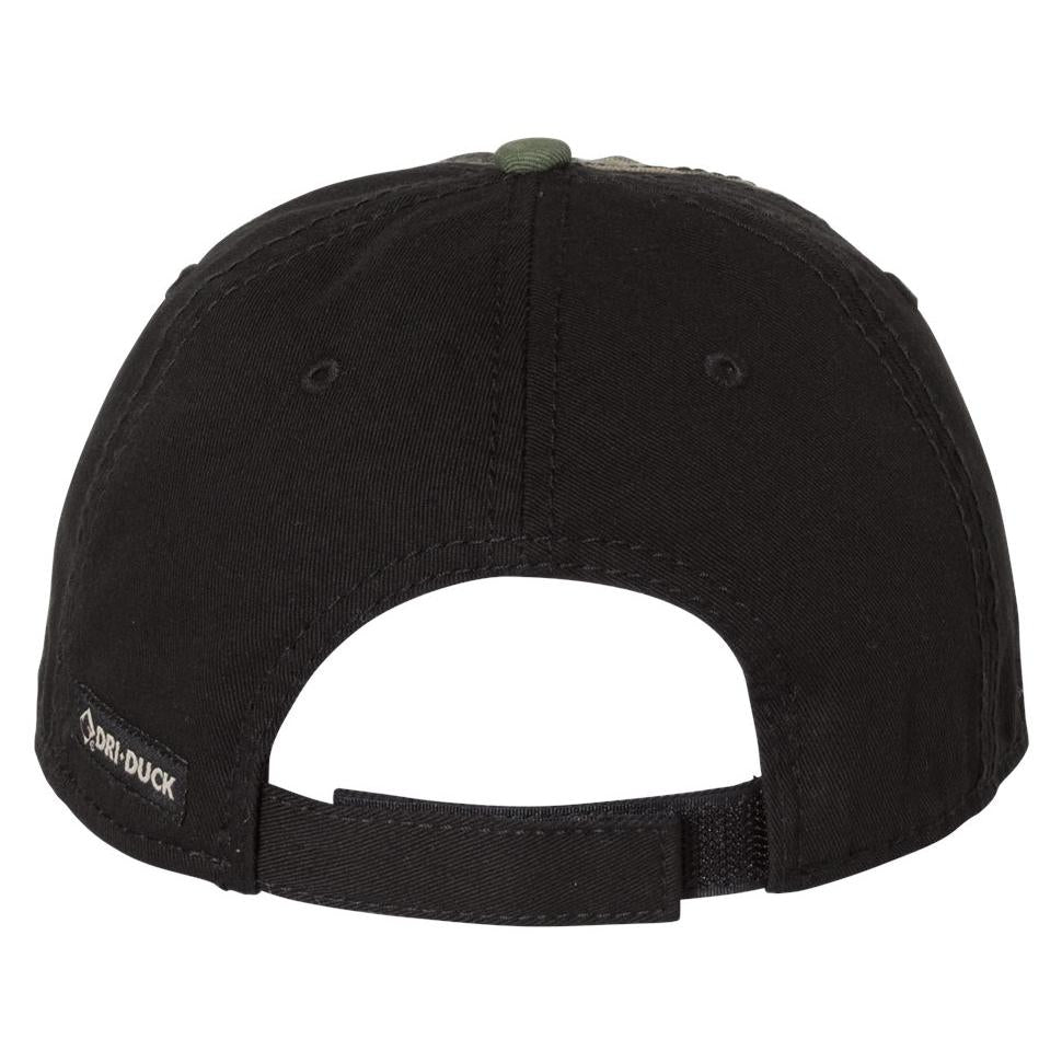 Green Camo Ball Cap - DRI DUCK - Customizable Design