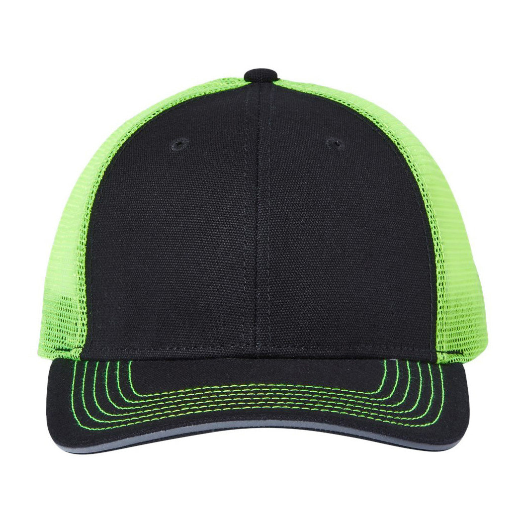 Black Neon Yellow Ball Caps - DRI DUCK - Breathable Design