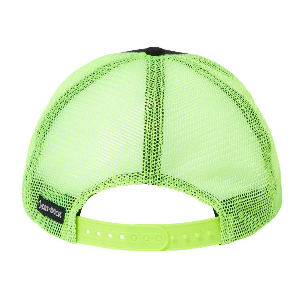 Black Neon Yellow Ball Caps - DRI DUCK - Breathable Design