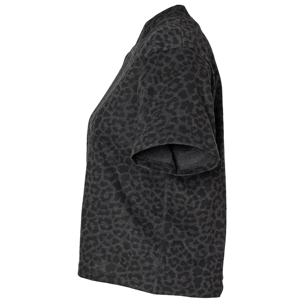 Black Leopard T-Shirt - LAT - Relaxed Fit Jersey