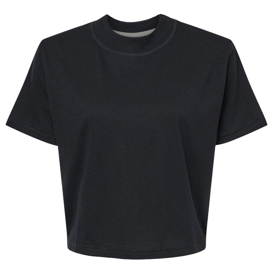 Black Leopard T-Shirt - LAT - Relaxed Fit Jersey