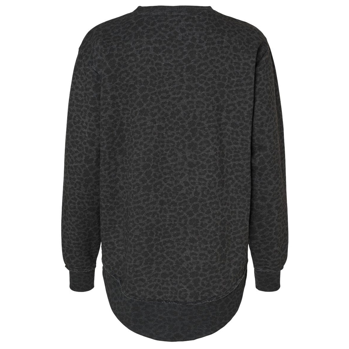 Black Leopard Sweatshirts - LAT - Cozy Fleece