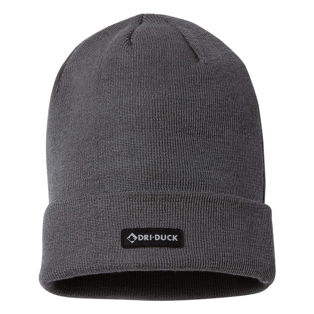 Charcoal Beanie - DRI DUCK - Warm Wool Blend