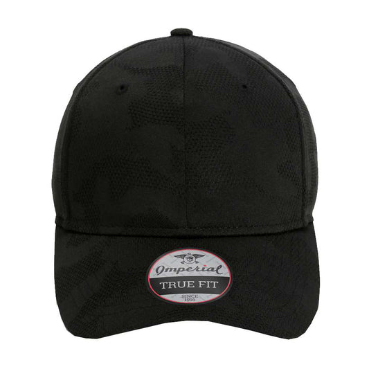 Black Ball Caps - Imperial - Tonal Camo Design
