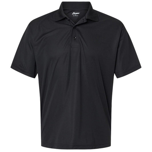 Black Polo Shirts - Paragon - Performance Microfiber