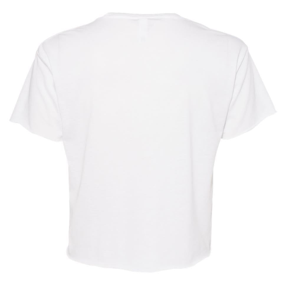 Black Cropped T-Shirt - Next Level - Soft Blend Fabric